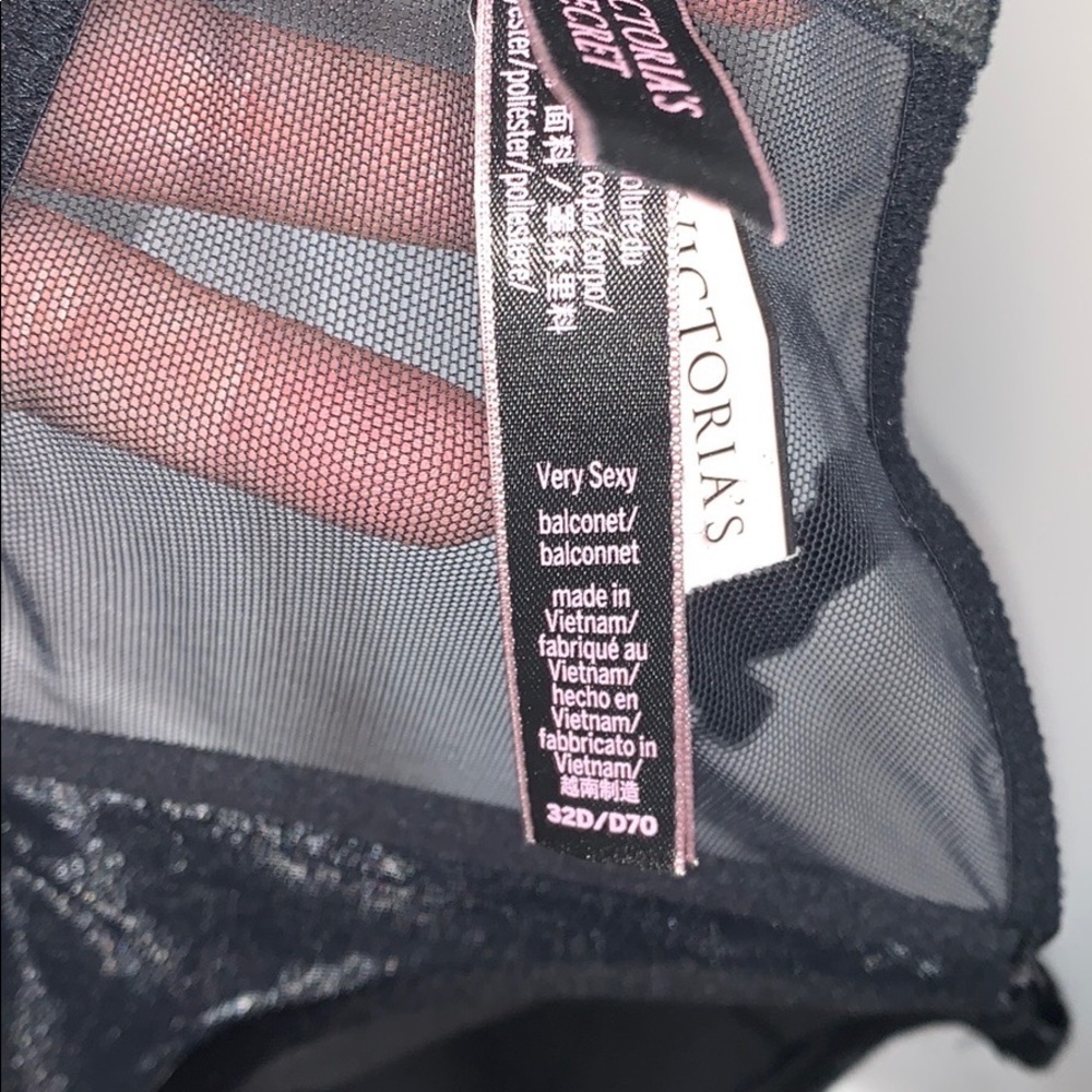 Victoria’s Secret Longline Velvet Shimmer Bra - Picture 5 of 7